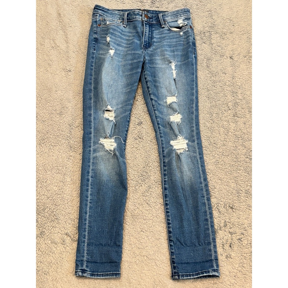Abercrombie & Fitch Jeans Womens 25/0S Harper Super Skinny Dark Wash Blue Denim